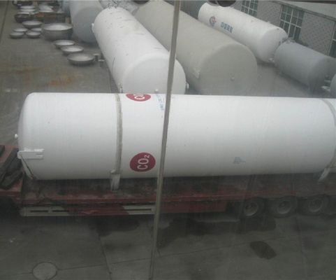 Metro cúbico líquido criogénico del tanque 5 del oxígeno horizontal 16MnDR