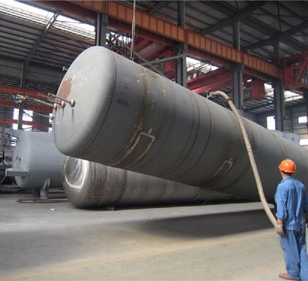 Metro cúbico líquido criogénico del tanque 5 del oxígeno horizontal 16MnDR