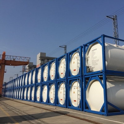 20 toneladas de almacenamiento criogénico del tanque LO2 LN2 del lar del GASERO de vertical del tanque horizontal