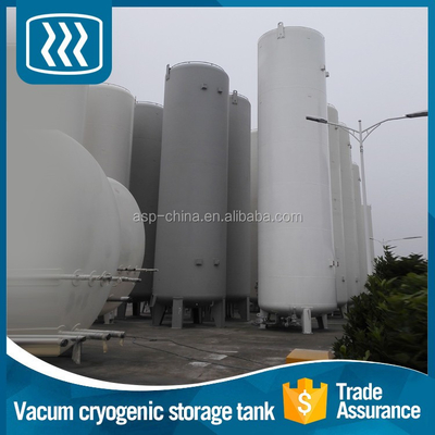 20 toneladas de almacenamiento criogénico del tanque LO2 LN2 del lar del GASERO de vertical del tanque horizontal