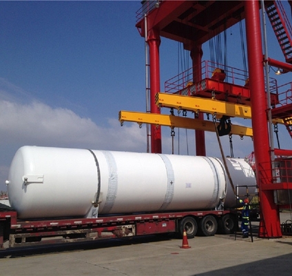El tanque criogénico del transporte del nitrógeno líquido CF-25000/6 60000 litros