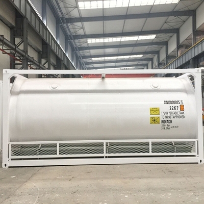 Envase del tanque de la ISO del GASERO T14 de SA-240M 304 24800 litros de LR BV CCS