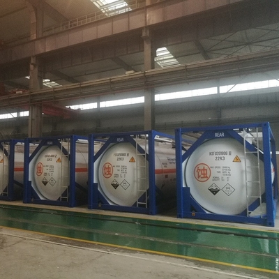 Envase del tanque de la ISO del GASERO T14 de SA-240M 304 24800 litros de LR BV CCS