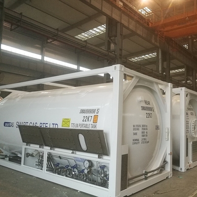 GASERO LO2 LN2 20' del LAR envase del tanque T75 del tanque de almacenamiento criogénico SA-240M 304