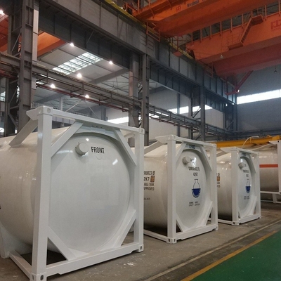 GASERO LO2 LN2 20' del LAR envase del tanque T75 del tanque de almacenamiento criogénico SA-240M 304