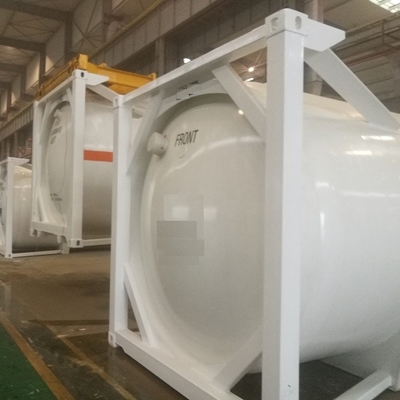 Envase del tanque del estándar de ISO del amoníaco líquido los 20ft los 40ft